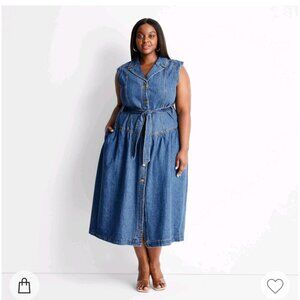 Jenee Naylor Denim Dress by Future Collective